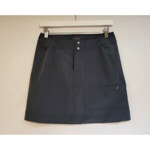 Title Nine Wish Athletic Skirt Size 4 Charcoal Gray Hiking Golf Gorpcore